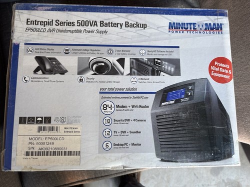 Minuteman ep500lcd entrepid - minuteman,